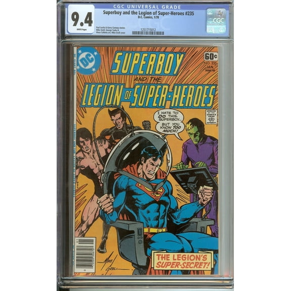 Superboy and the Legion of Super-Heroes #235 - CGC 9.4 Comic Book