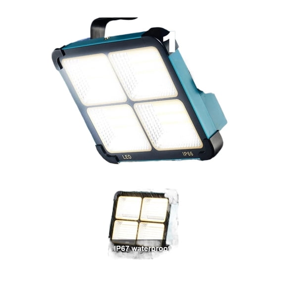 Superbright 1000watt Portable Camping Tent Lamp USB Rechargeable LED Solar Flood Light Outdoor Waterproof Work Repair Lighting