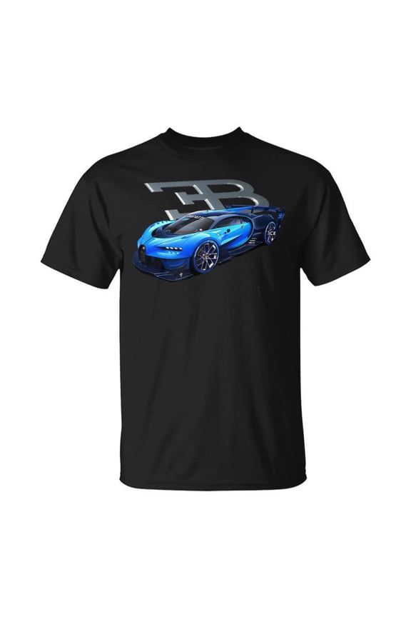 Supercar Chiron Hypercar Automotive Enthusiast Fan Graphic Art Unisex T-Shirt, for men & women, up to size 5XL