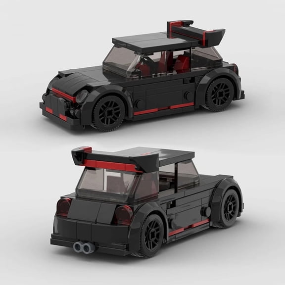 Supercar City Speed Champions Racing Sports Car Building Blocks MOC Racers Vehicle Mini John Cooper Technique Bricks Kids Toy