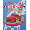 thumbnail image 1 of Supercar Coloring Book for kids: A Collection of Amazing Sport and Supercar Designs for Kids Ages 6-12, (Paperback), 1 of 1