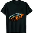 thumbnail image 1 of Supercar Exotic Sports Car Concept Car Poster Style Graphic T-Shirt, 1 of 5