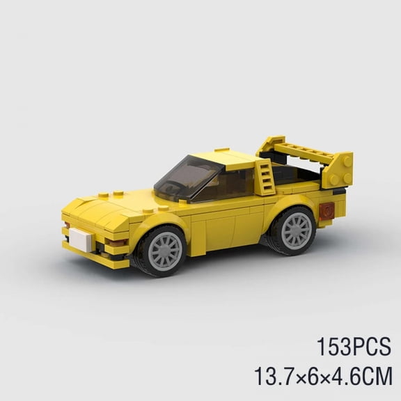 Supercar F1 City Speed Champions Racing Car RX-7 Model Building Blocks MOC Supercar Racers Vehicle Technique Bricks Kids Toys
