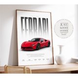 Supercar Hybrid Sports Car Art Poster , Poster Print Only - Walmart.com