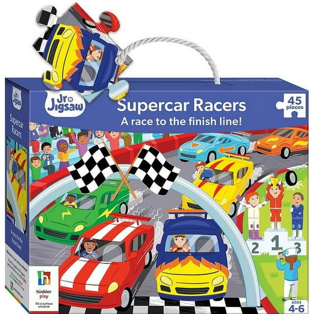Supercar Racers 45 Piece Jigsaw Puzzle (Junior Jigsaw)