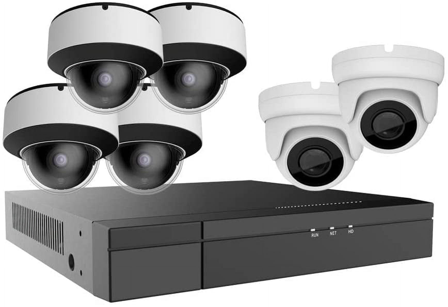 Supercircuits 6 Camera 5MP Dome/Turret HDTVI System with 8 Channel DVR