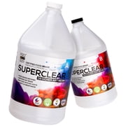 Superclear Designer Art Resin 2 Gallon Kit, Clear Epoxy for Crafts, Jewelry, Wood Art, and Decor, Bubble Free High Gloss Finish, Food Safe, Made in the USA