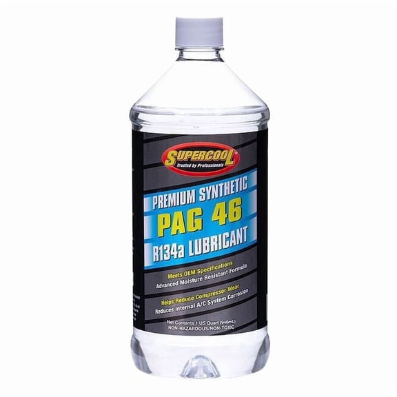 A/C Compressor PAG Lubricant, 32 oz, Bottle, Yellow P46-32