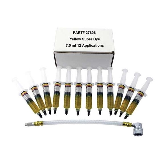 Supercool A/C Dye Syringes Kit,PK12 27606