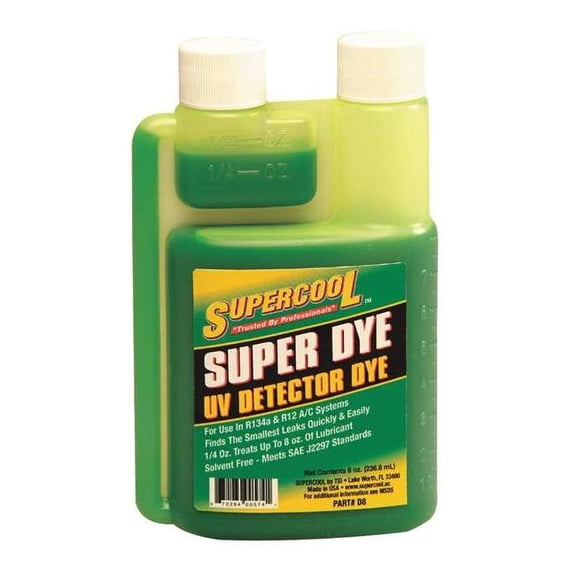 Supercool A/C Leak Detection Dye, 8 Oz D8