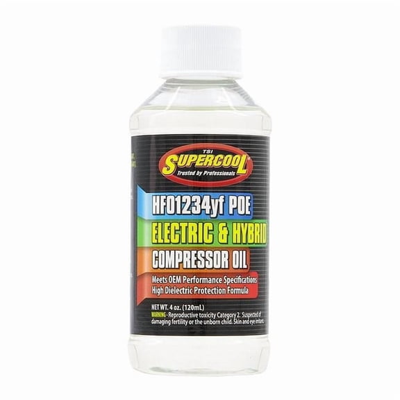 AC Refrigerants and Lubricant,4 oz,Clear 64861