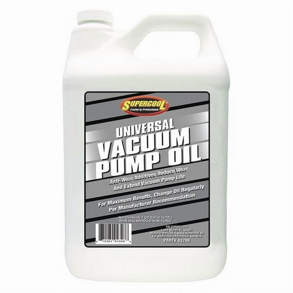 Supercool Vacuum Pump Oil, 1 gal, Bottle 43286