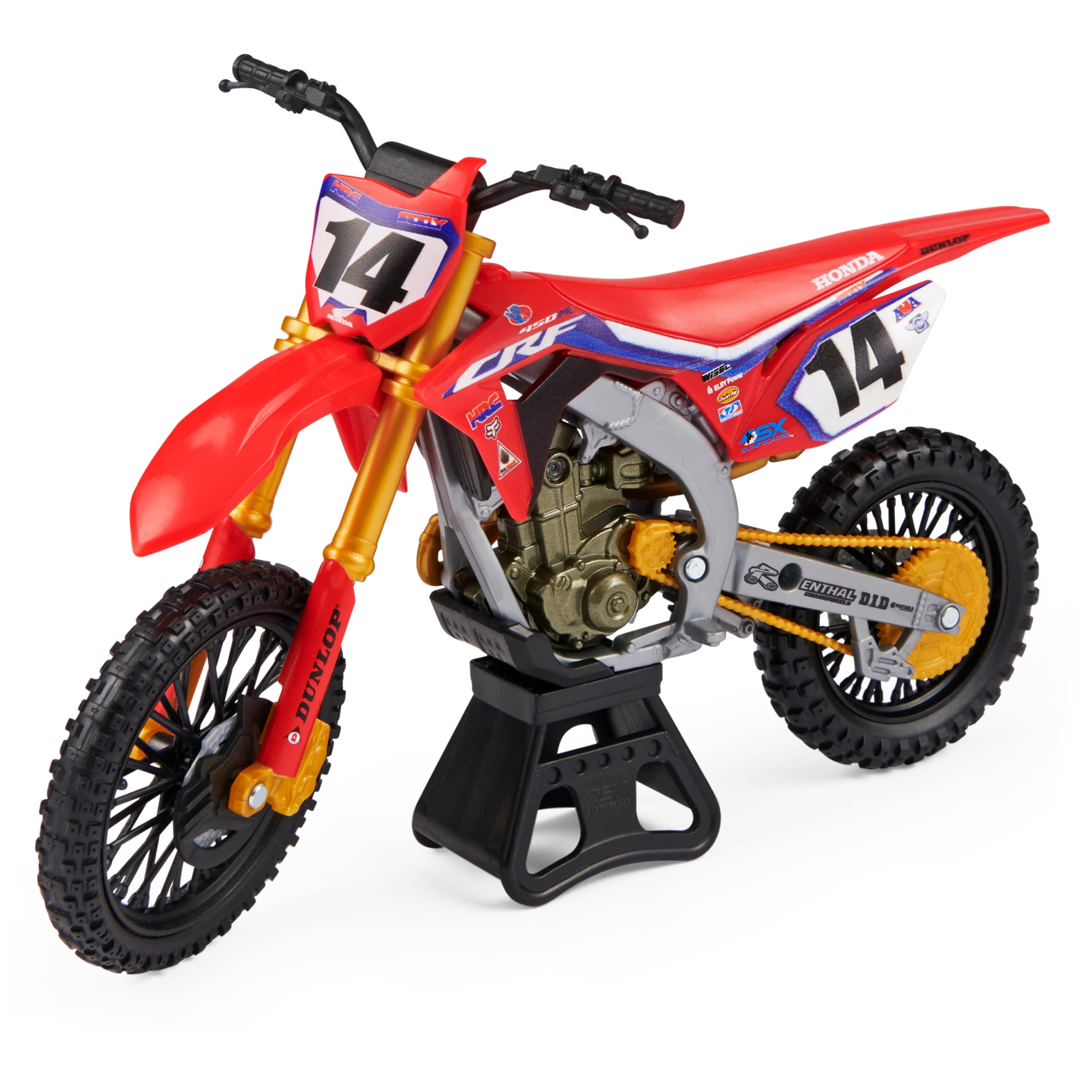 Three Ratels LCS030# 15x15cm Motocross Ride The Bike Colorful Car
