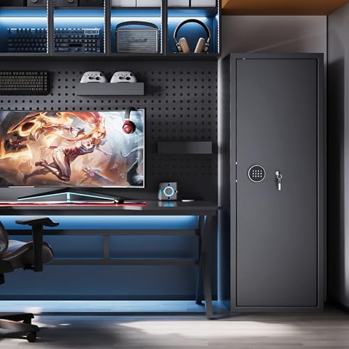 Superday 10-12 Rifle Gun Safe with Keyboard, Quick Access Large Gun ...