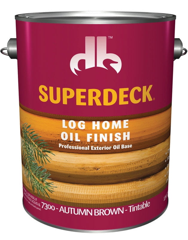 Superdeck Transparent Tintable Flat Autumn Brown Oil Log