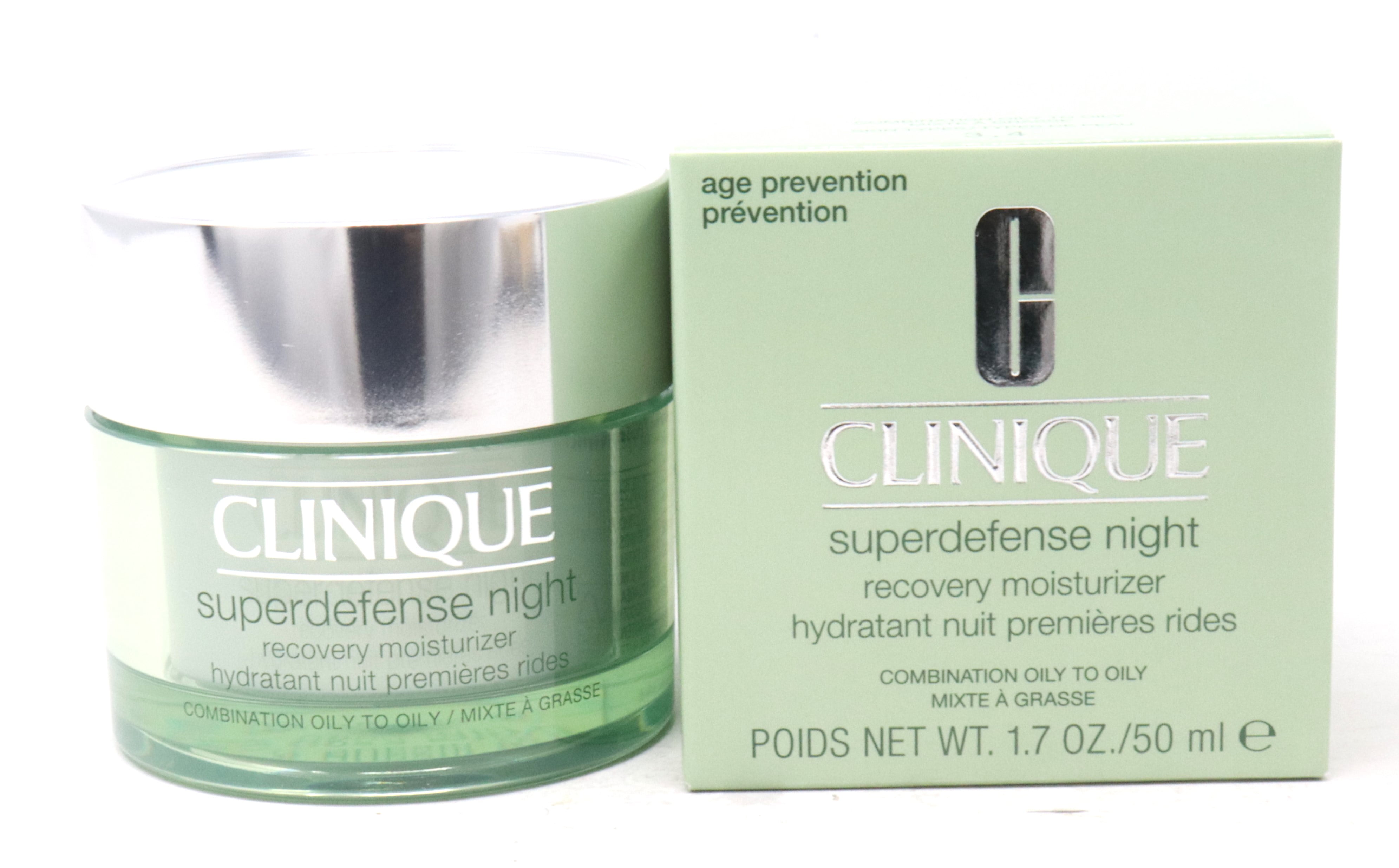 Clinique Super Defense Night Recovery Moisturizer, Oily Skin, 1.7