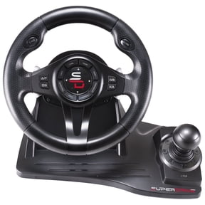 Subsonic - Superdrive GS550 Steering Wheel, 270 Rotation, with Pedals, Paddle Shifter and Vibration. Compatible Switch 2 / Switch, PS4, Xbox One, xbox Series x/S, PC Black