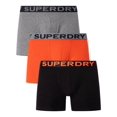 thumbnail image 1 of Superdry 3 Pack Organic Cotton Trunks, Multicoloured, 1 of 9