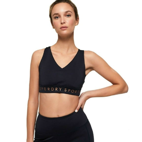 Superdry Active Studio Bra - GS3110YT (US 8 / UK 12, Eclipse Navy)