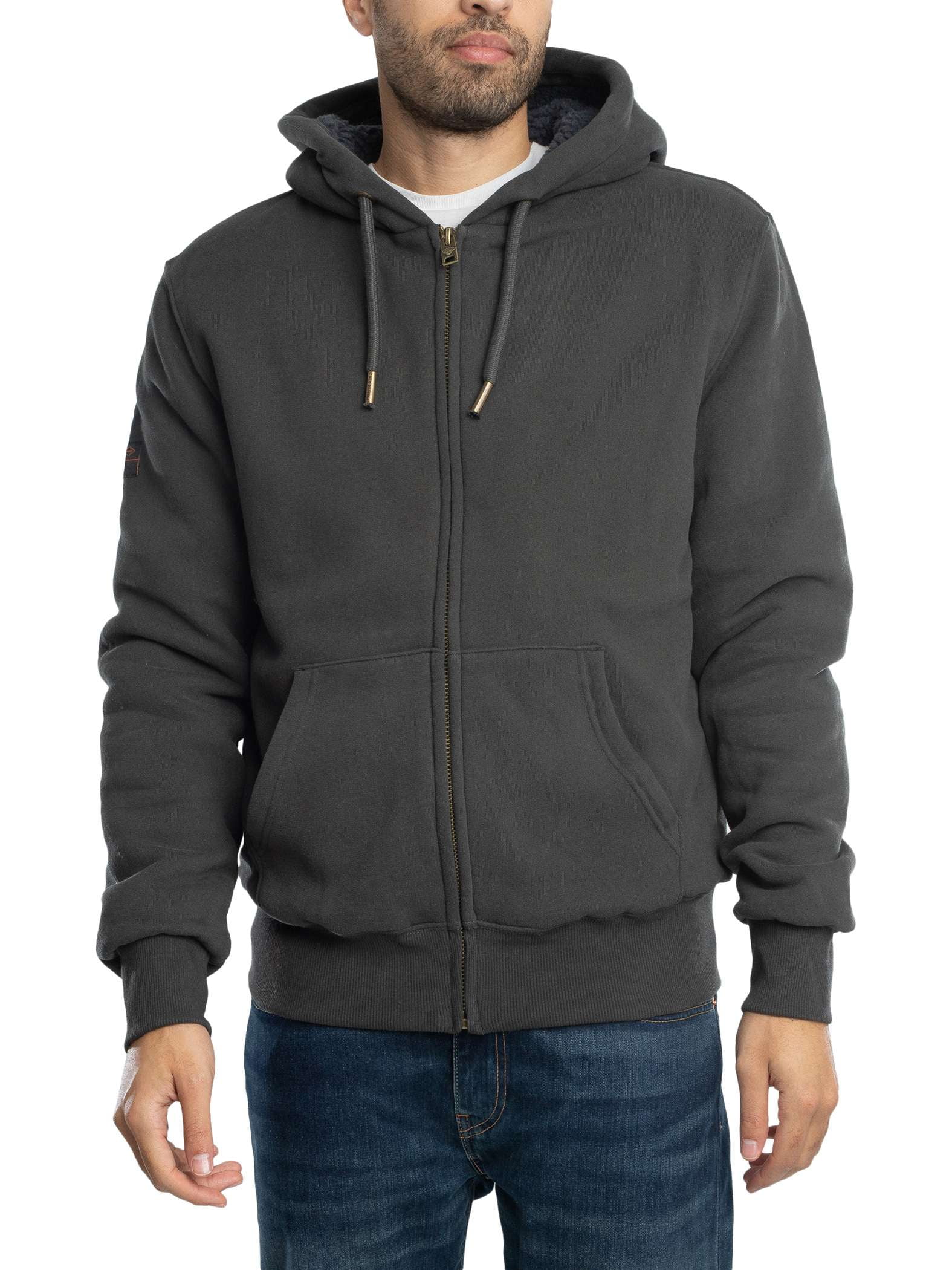 Superdry Felpa Con Cerniera Integrale, Modello Borg Lined, Manica Lunga - Taglia M - 2