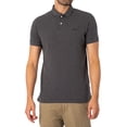thumbnail image 1 of Superdry Classic Pique Polo Shirt, Grey, 1 of 5