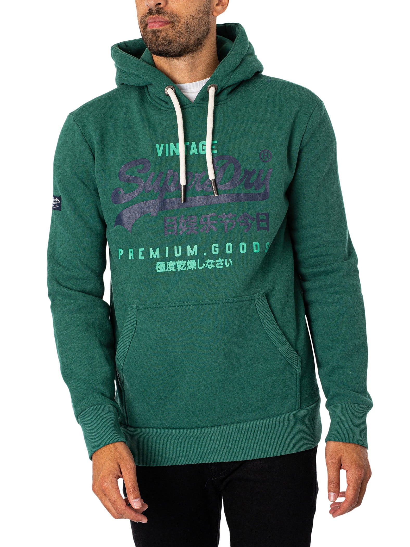 Superdry teal online hoodie
