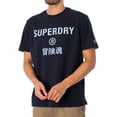 thumbnail image 1 of Superdry Code Core Sports T-Shirt, Blue, 1 of 6