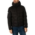 thumbnail image 1 of Superdry Code Microfibre Mountain Puffer Jacket, Black, 1 of 7
