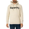thumbnail image 1 of Superdry Core Logo Classic Pullover Hoodie, Beige, 1 of 5