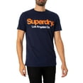 thumbnail image 1 of Superdry Core Logo Classic Washed T-Shirt, Blue, 1 of 5