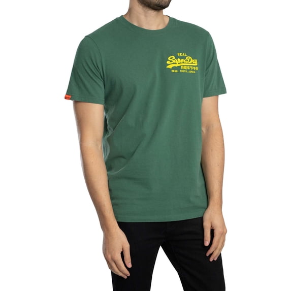Superdry Embroidered Relaxed T-Shirt, Green