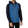 thumbnail image 1 of Superdry Essential Baseball Zip Hoodie, Blue, 1 of 5