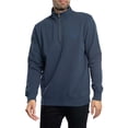 thumbnail image 1 of Superdry Essential Logo Henley Sweatshirt, Blue, 1 of 5