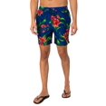 thumbnail image 1 of Superdry Hawaiian Print 17 Swim Shorts, Blue, 1 of 5