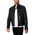 thumbnail image 1 of Superdry Leather Racer Jacket, Black, 1 of 9