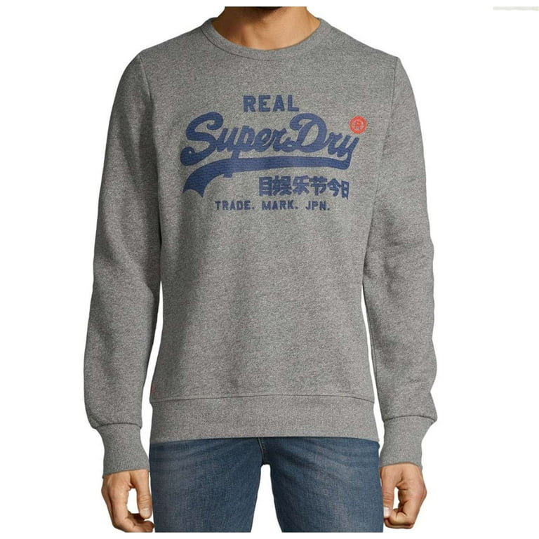 Superdry vintage logo panel crew deals