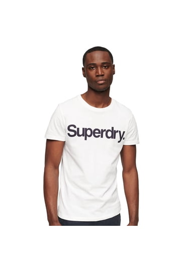 T-shirt Superdry T.M Pour Homme - Taille 38 - Noir - Occasion En Très Bon état