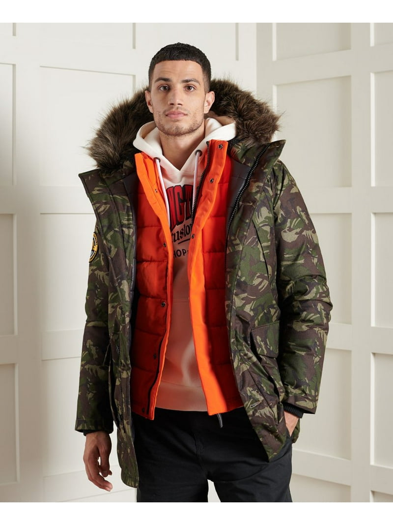 Superdry Mens Everest Parka Jacket CAMO-3XL