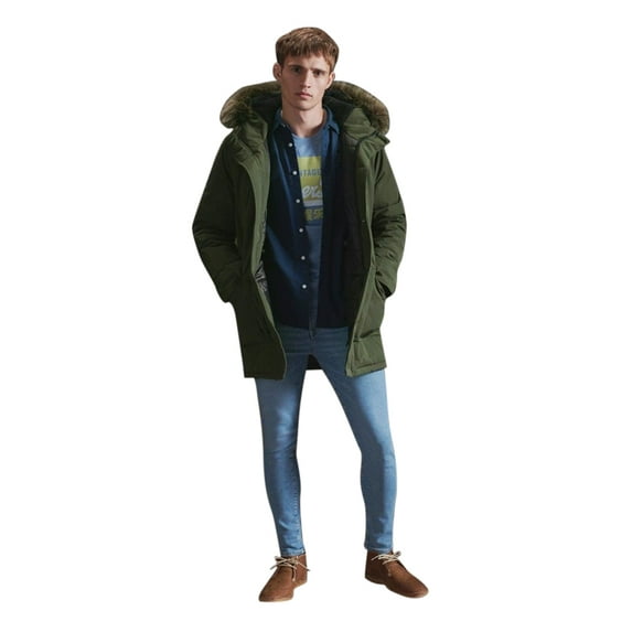 Superdry Mens Everest Parka Jacket OLV-3XL