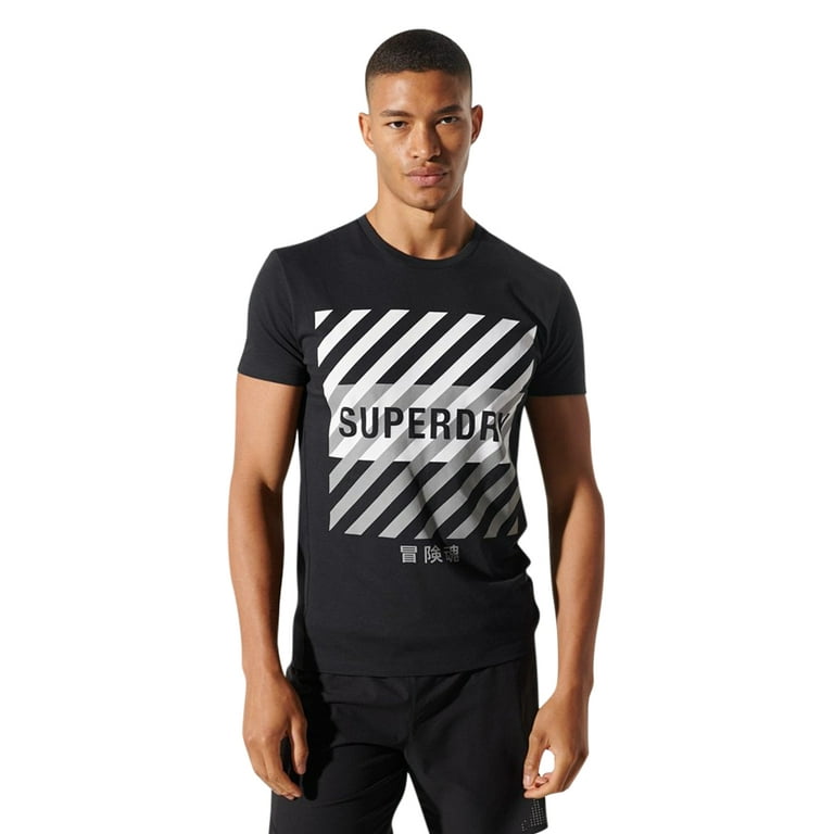 Superdry Mens Training Coresport Graphic T-Shirt BLK-S 