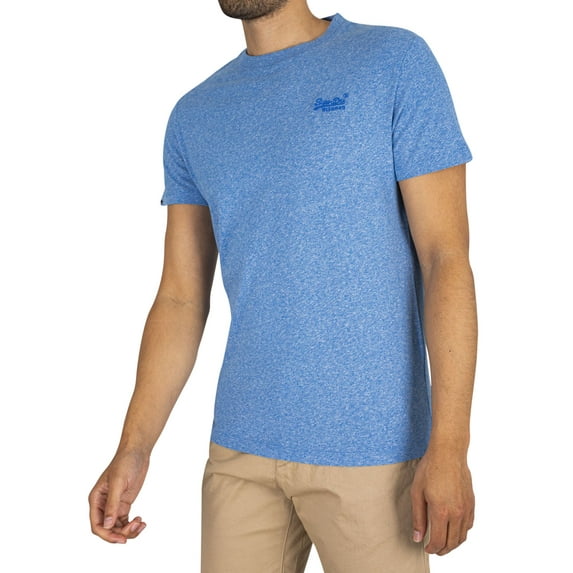 Superdry Vintage Logo Embroidered T-Shirt, Blue