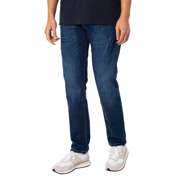 Superdry Vintage Slim Straight Jeans, Blue