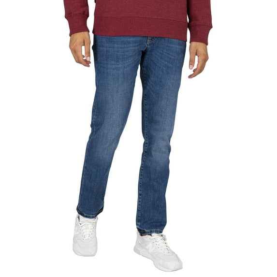 Superdry Vintage Slim Straight Jeans, Blue