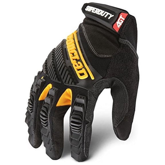 Superduty Gloves, X-Large, Black/yellow, 1 Pair