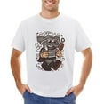 thumbnail image 1 of Superfat Elephant Men’s Graphic T-shirt Vintage Short Sleeve Sport Tee White M, 1 of 2
