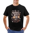 thumbnail image 1 of Superfat Elephant Men’s T-Shirt 100% Cotton Casual Short Sleeve Tops Gift Tee Black M, 1 of 2