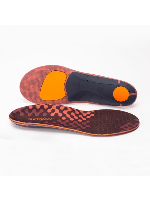 Run Cushion Low Arch Insoles - Low Arch Support - Trim-To-Fit Inserts for Running Shoes - Professional Grade - 5.5-7 Men / 6.5-8 Women