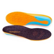 Superfeet All-Purpose Cushion Insoles - Trim-To-Fit Medium Arch Support Comfort Foam Inserts for Workout Shoes - Professional Grade - Men 2.5-4 / Women 4.5-6