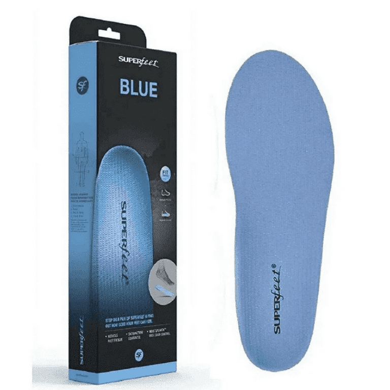 Superfeet Blue Professional High Arch Orthopedic Insole Size C Men 5.5 7 Women 6.5 8 Walmart