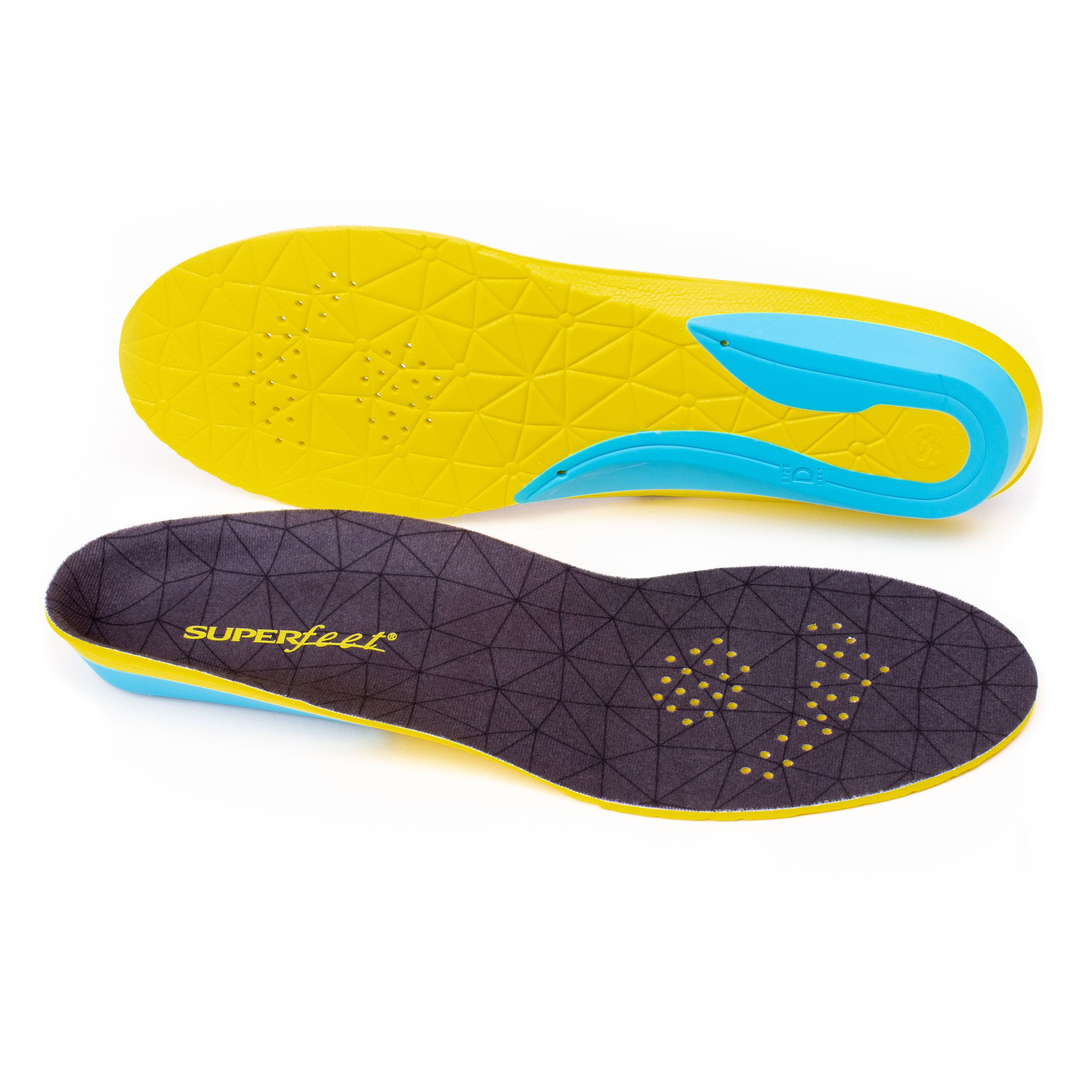 Superfeet FLEXTHIN Comfort Foam Insoles for Workout Shoes Men